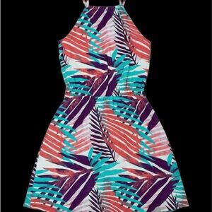 Roxy Multicolor Halter Dress
